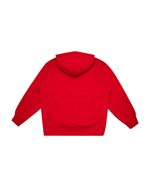 Supreme Red Kaws Chalk Logo Hoodie "Ss21" Su10092"