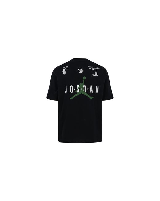 Nike Black Air X Off- S/S T-Shirt X Off- Dm0061 010" for men