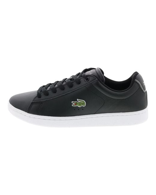Lacoste Black Carnaby Leather Sneakers 41Sma0002 312" for men
