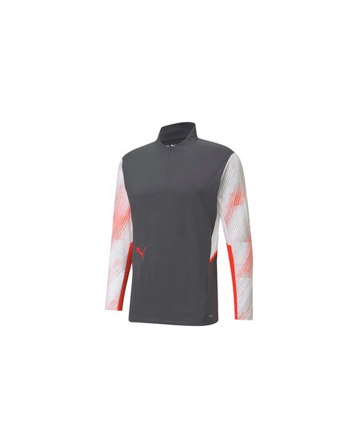 PUMA Black Individualcup Training 1/4 Zip Top 657211 41" for men