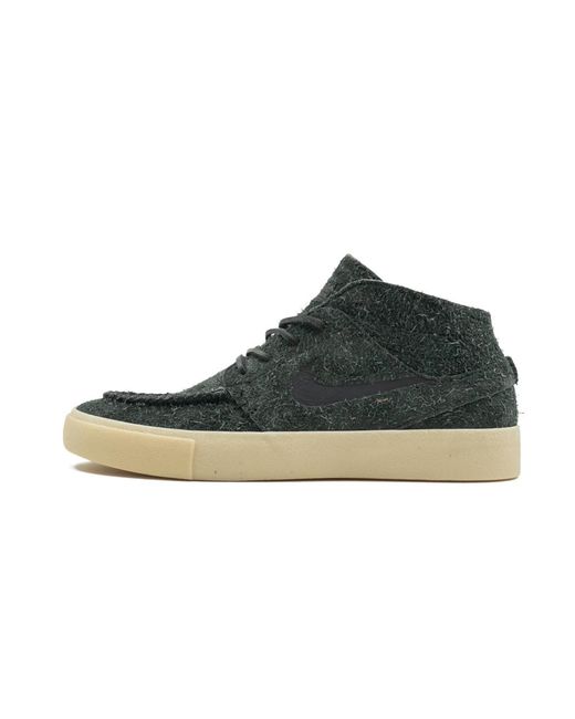 Nike Sb Zoom Stefan Janoski Mid Crafted Skate Shoe (black) for men