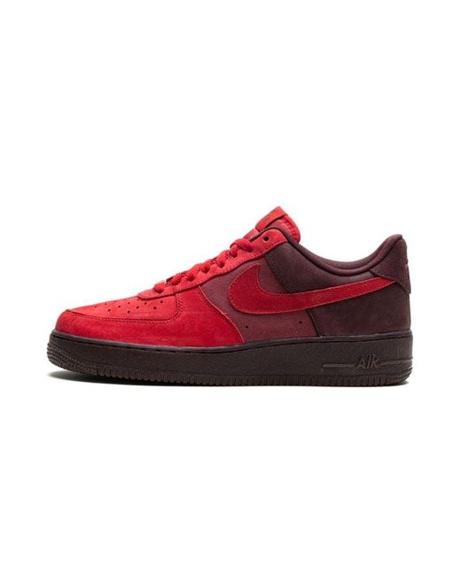 Nike Red Air Force 1 Low "layers Of Love" Shoes for men