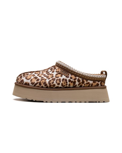 Ugg Black Tazz Plains Slipper "Felicity Leopard Jasmine" 1177890 Fdj"