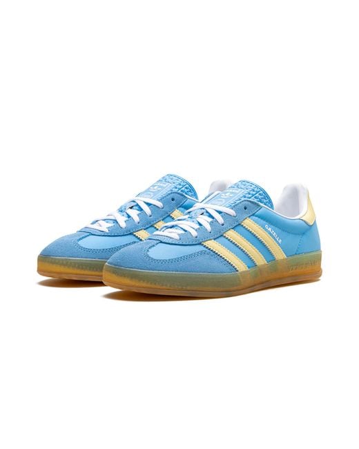 Adidas Gazelle Indoor "semi Blue Burst Almost Yellow" Shoes