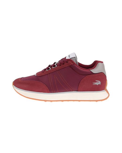 Lacoste Red L-Spin Deluxe Textile Sma "Burgundy-Off" 745Sma0003 3C9" for men