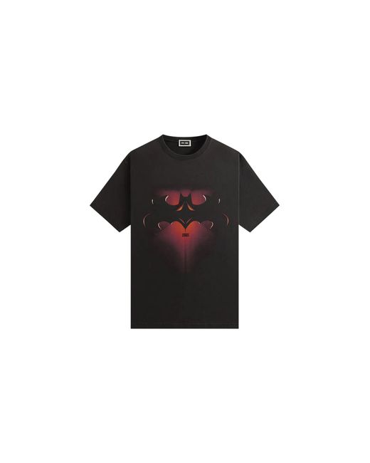 Kith Black Batman And Robin Logo Vintage T-Shirt Khm032760 001" for men