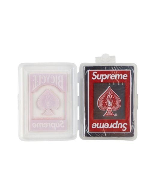 Supreme®/Bicycle® Clear Playing Cards 最終 What are the Bicycle