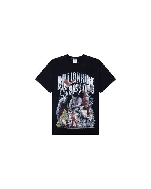BBCICECREAM Black Smokey Knit Oversize Fit T-Shirt 861 1321 Blk" for men