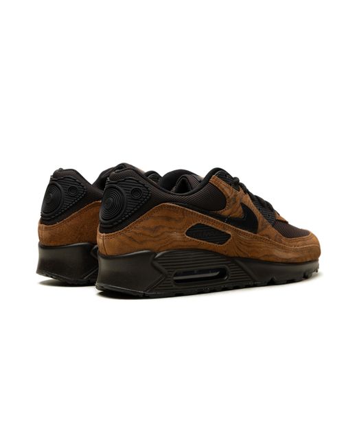 Nike Black Air Max 90 Premium "Light British Tan Velvet" Iq0283 281" for men