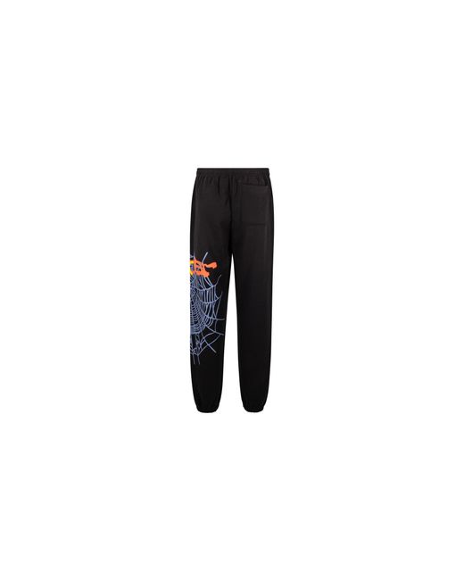 Sp5der Black Heavy Web Sweatpant 25"