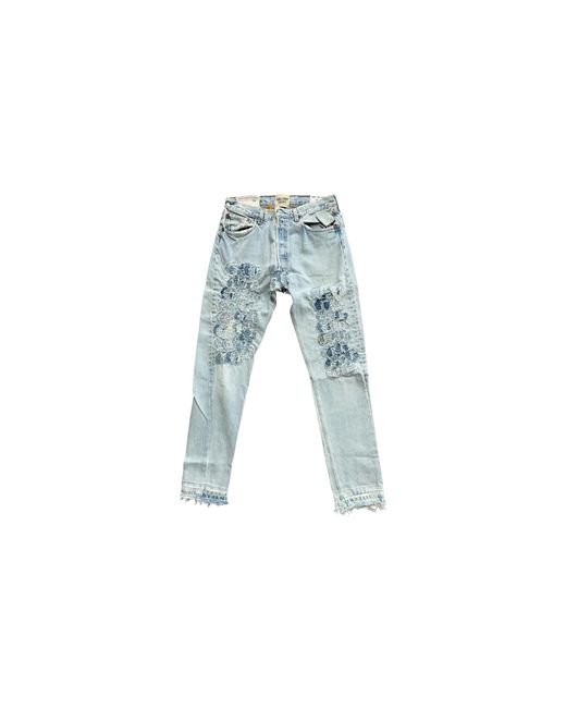 GALLERY DEPT. Black Repaired G Patch 5001 Denim Jeans Gd292" for men