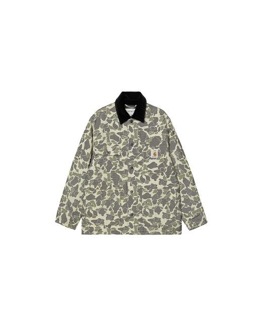 Carhartt Black Tapestry Chore Coat Duck Jacquard Tobacco" I035329 3Ck Xx" for men