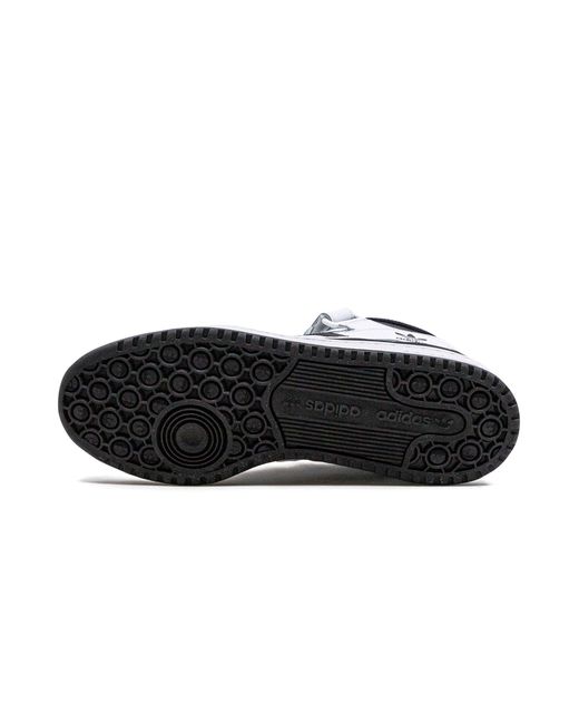 Adidas Black Forum Mid Shoes for men