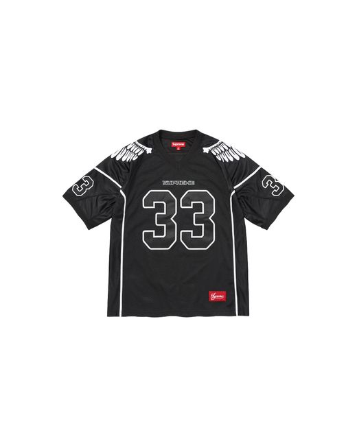 Supreme Black Wings Football Jersey "Ss26