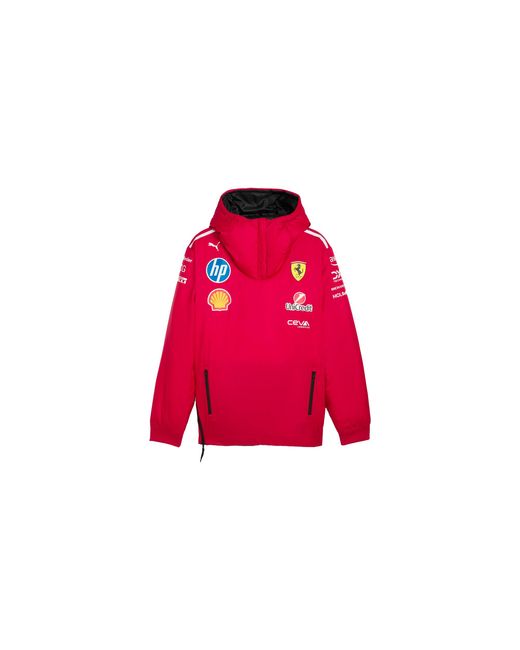 PUMA Red Scuderia Ferrari Team Reversible Jacket "Dark Cherry" 763939 01" for men