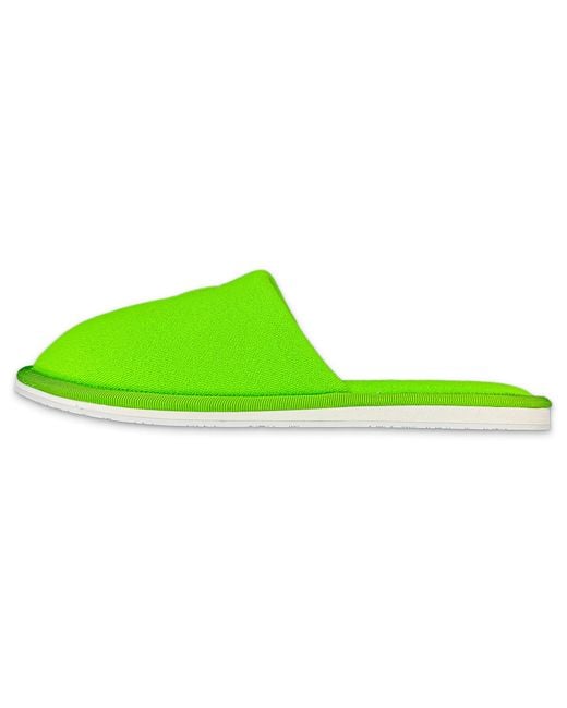 Chrome Hearts Green Hotel Slippers Chrm1450" for men