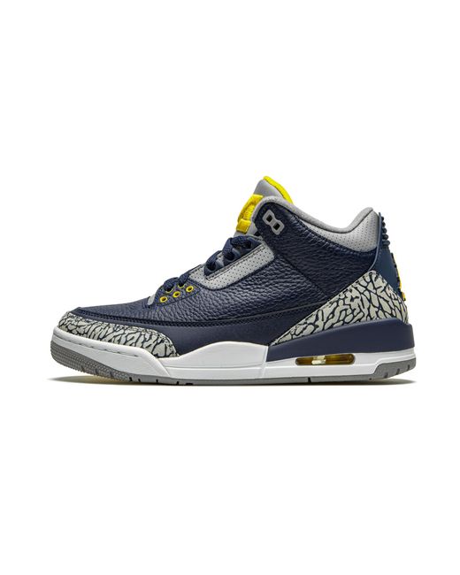Nike Blue Air 3 Retro Pe "Michigan" Aj3 820064" for men