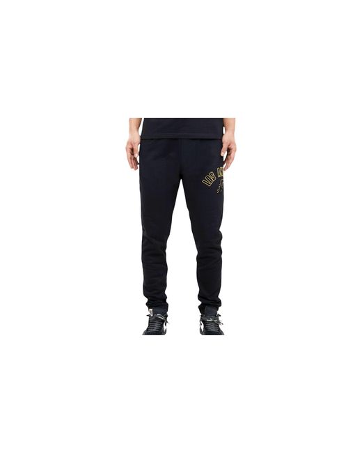Pro Standard Black Nba Los Angeles Lakers Stacked Logo Sweatpants Bll452614 Blk" for men
