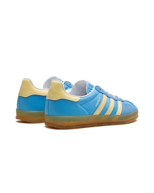 Adidas Gazelle Indoor "semi Blue Burst Almost Yellow" Shoes