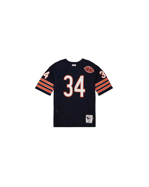 Mitchell & Ness Black Nfl Dark Jersey Bears 1983 Walter Payton "Bears" Ajy66345 Cbe83Wpanavy" for men