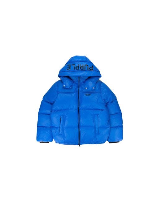 Purple Brand Blue Nylon Down Puffer Down & Puffer Jackets Prp Xotw 0014" for men