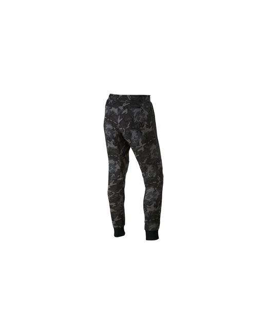 Nike Black Tech Fleece Camo Sweatpant "Medium Ash" 682852 233" for men