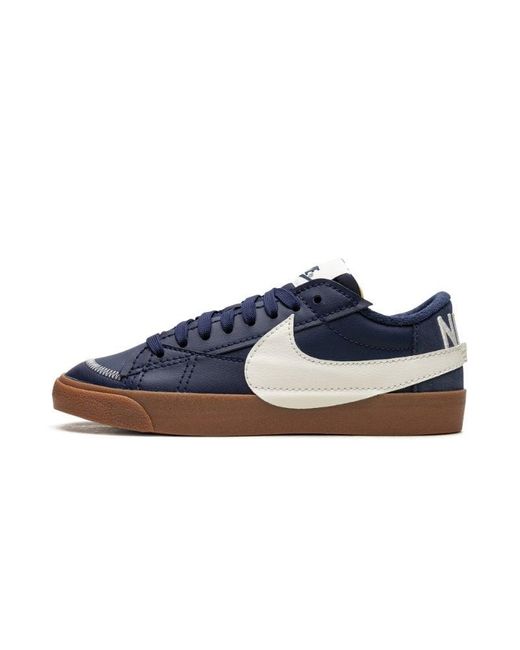 Nike Blue Blazer Low '77 Jumbo "navy Gum" Shoes