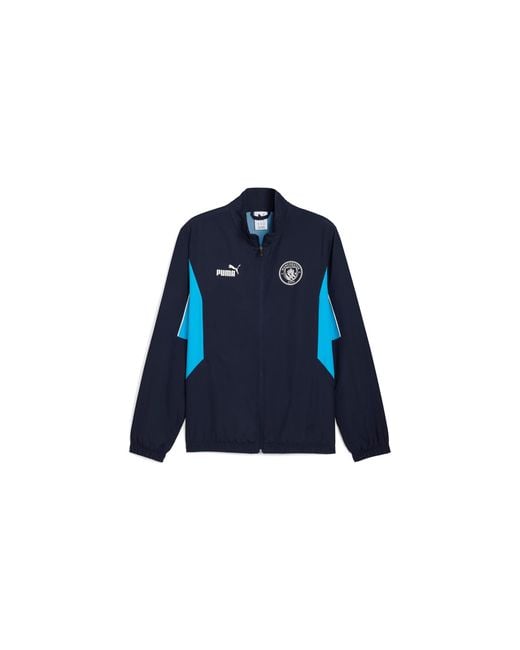 PUMA Blue Mcfc Ftblarchive Jacket 779131 73" for men