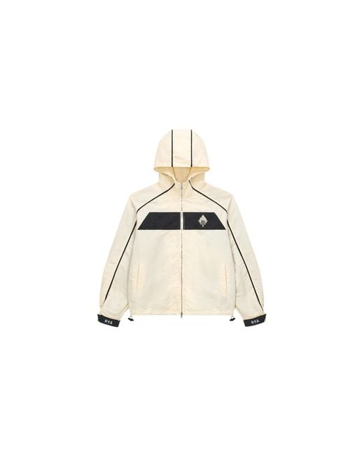RTA Black Zayden Windbreaker Jacket "Raw Sand" Mexow1207 W2277Rwsnd" for men