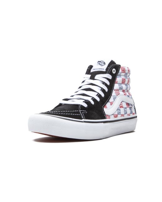 Vans Black Sk8-Hi "Sketched Checkerboard" Vn0A45Jd2Mb" for men