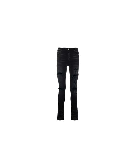 Amiri Black Plus Jeans Aged "Thrasher for men