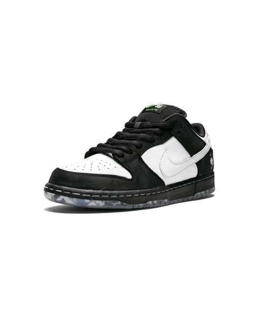 Nike Black Sb Dunk Low Pro Og Qs "Panda Pigeon" Bv1310 013" for men