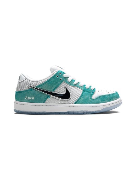 Nike Blue Sb Dunk Low Pro Qs "April Skateboards" Fd2562 400" for men