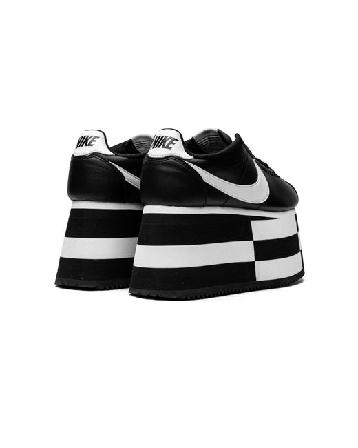 Nike Black Cortez Platform "Comme Des Garcons" Bv0070 002"