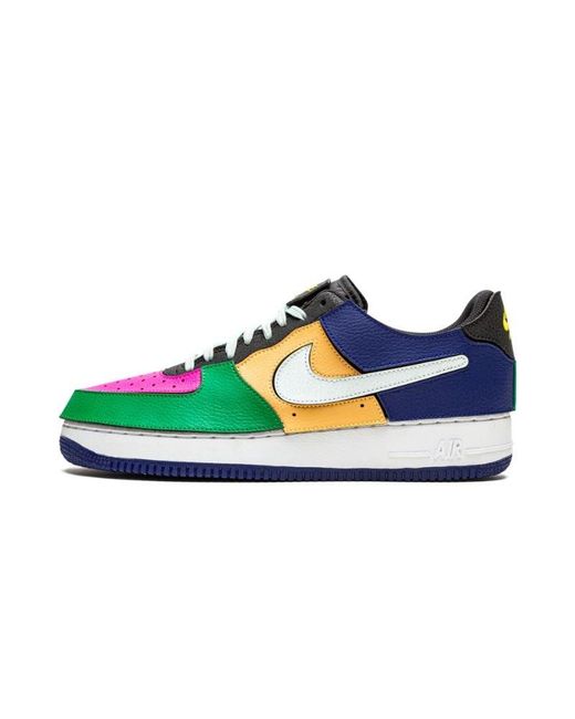 Nike Blue Air Force 1/1 " Multi Color" Shoes