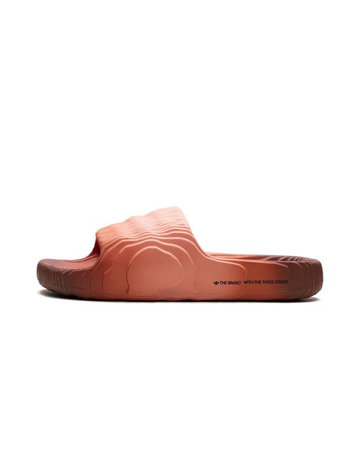 Adidas Red Adilette 22 Slides "Wonder Clay" Ig7492" for men