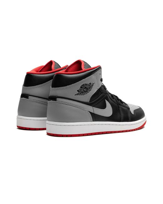 Nike Black 1 Mid "bred Shadow" Shoes for men