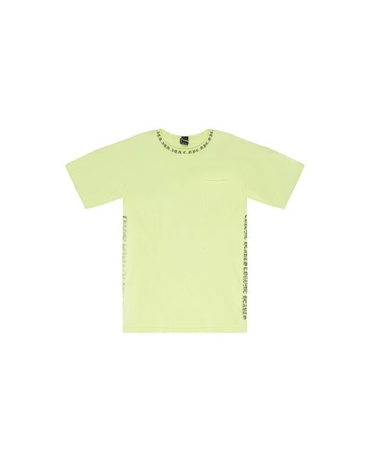 Chrome Hearts Black Neck Logo T-Shirt Chrm1627" for men