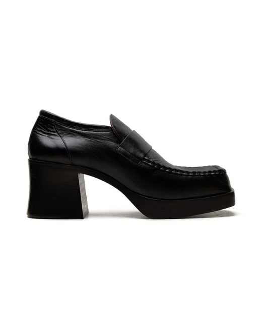 Marni Black Leather Heeled Mule Sbms008105P373100M36" for men