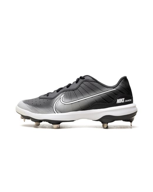 Nike Black Alpha Huarache Varsity 4 Low Dark Smoke" Dj6516 010" for men