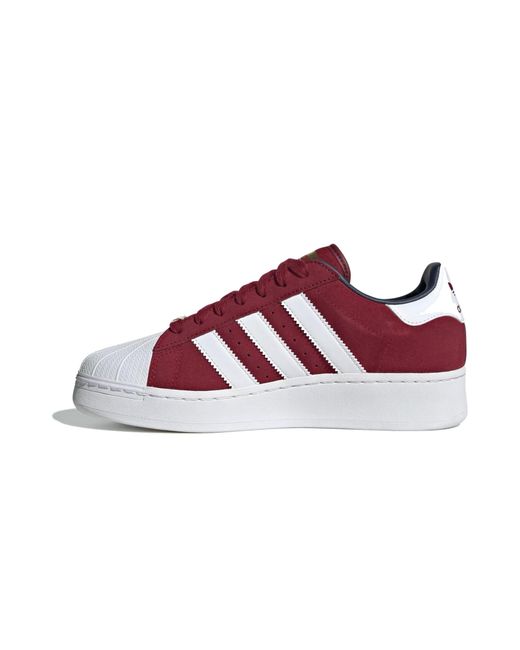Adidas Multicolor Superstar Xlg "Collegiate Burgundy" Ie9872" for men