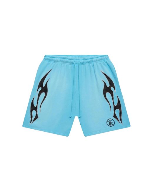 HELLSTAR Blue Studio Shorts Hsr248" for men