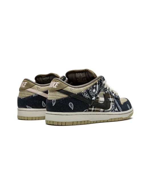 Nike Black Sb Dunk Low Qs Special Box "Travis Scott" Ct5053 001A" for men