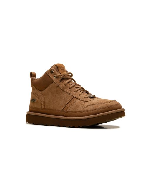 Ugg Brown Highland Hi Heritage Trainer "Chestnut Suede" 1144054 Ctsd" for men