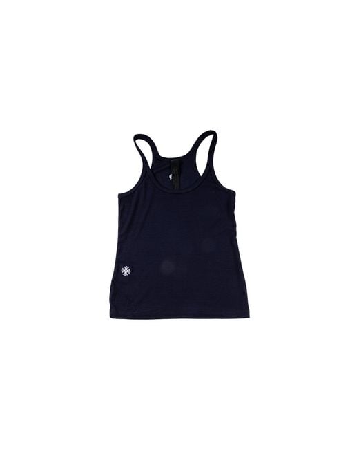 Chrome Hearts Blue Bad Seed Embroidered Rib Tank Top Chrm1531"