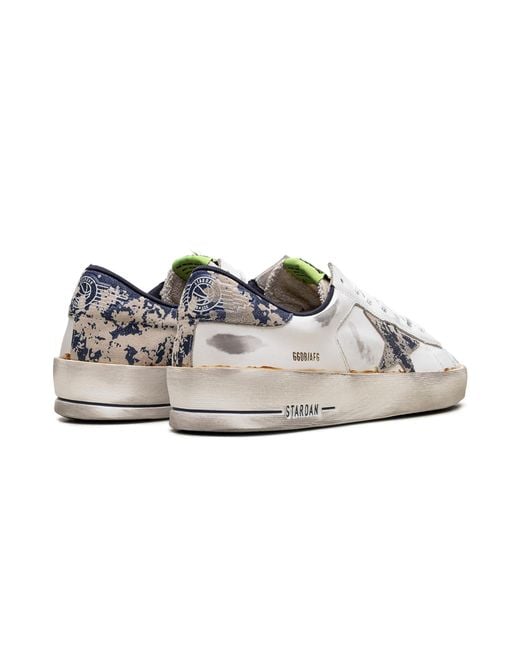 Golden Goose Deluxe Brand Black Stardan Lab Leather With A Camouflage Star" Gmf00128 F006458 12105" for men