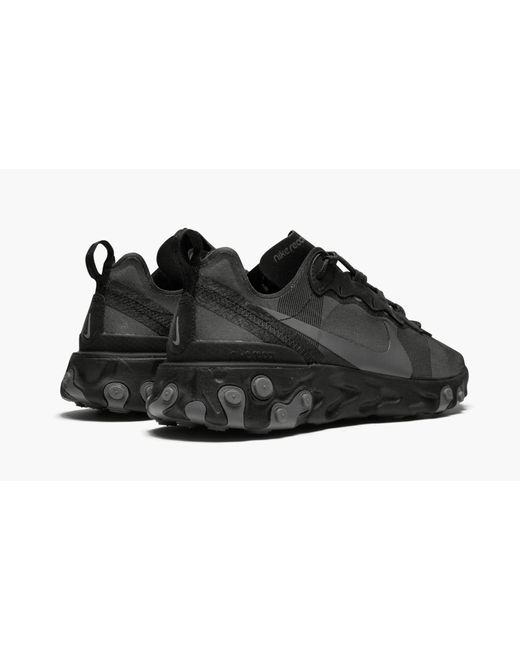 Nike Black React Element 55 Shoes