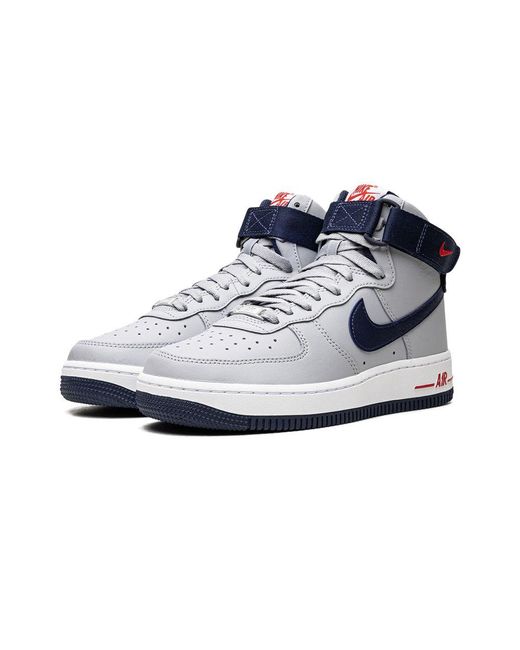 Nike Blue Air Force 1 High Mns "Patriots" Shoes