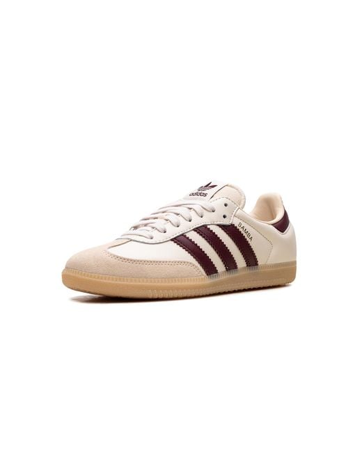 Adidas Black Samba Og "Cream Burgundy" Js3830" for men