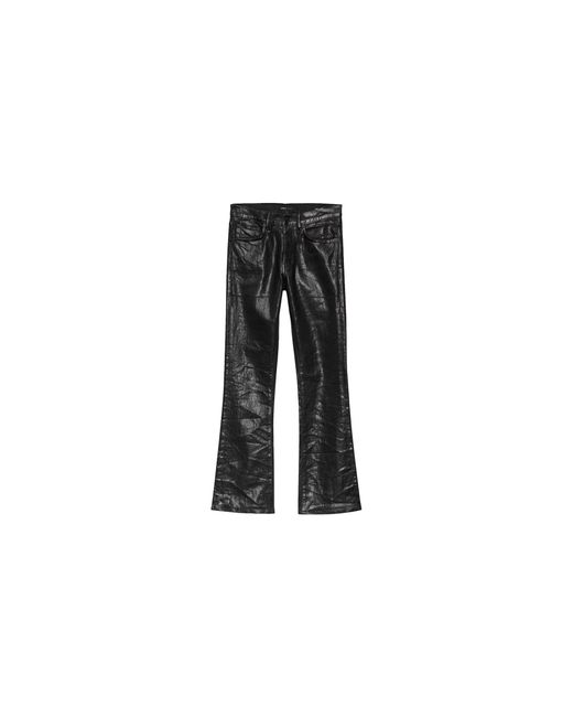 Purple Brand Black Coated Flare Jeans P004 Cfdb324" for men